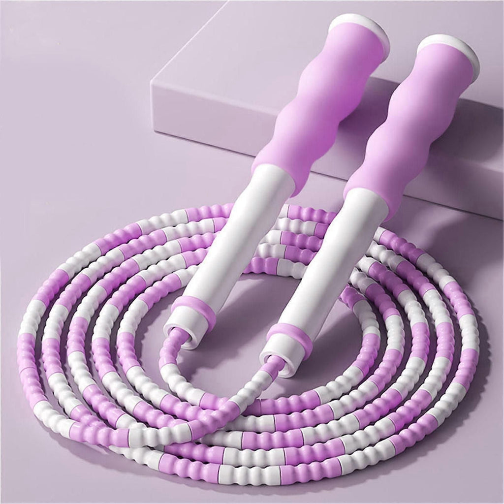 Corde à sauter de 2,8 m pour étudiants, réglable, style bambou, idéale pour le fitness.